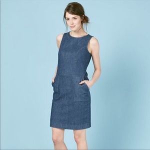 Boden denim dress US size 12L-Excellent pre-own condition. No flaws.